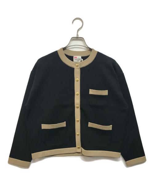 Traditional Weatherwear（トラディショナルウェザーウェア）Traditional Weatherwear (トラディショナルウェザーウェア) ARKLEY KNIT カーディガン ブラック サイズ:2 未使用品の古着・服飾アイテム
