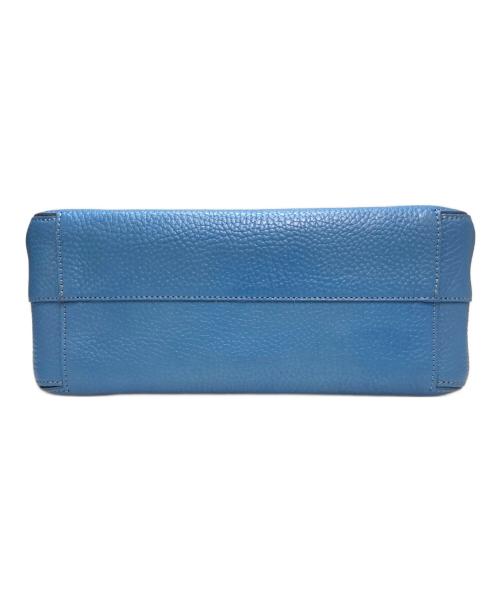 HIROFU（ヒロフ）HIROFU (ヒロフ) 【エテルノ】レザーハンドバッグ S 本革 ブルー サイズ:01の古着・服飾アイテム