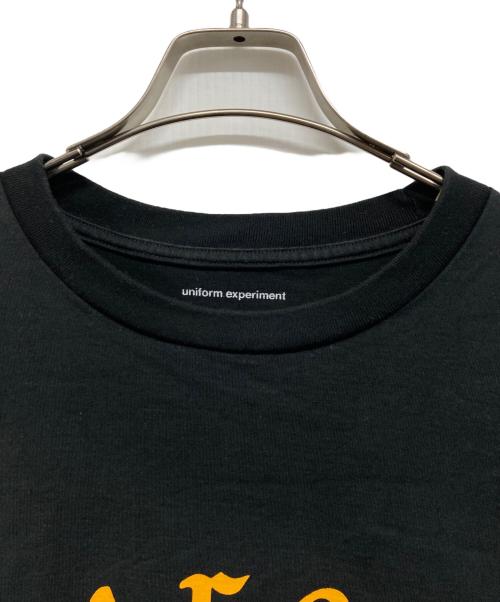uniform experiment（ユニフォームエクスペリメント）uniform experiment (ユニフォームエクスペリメント) Tシャツ ブラック サイズ:SIZE 4の古着・服飾アイテム