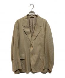 AURALEE（オーラリー）の古着「オーバーサイズコットン2Bジャケット」｜ベージュ