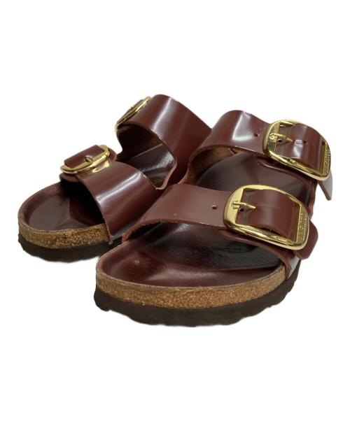 BIRKENSTOCK（ビルケンシュトック）BIRKENSTOCK (ビルケンシュトック) Arizona BigBuckle ブラウン サイズ:24.5cmの古着・服飾アイテム