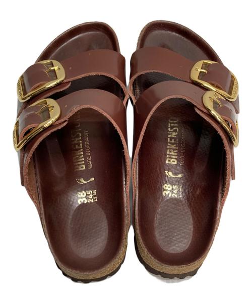 BIRKENSTOCK（ビルケンシュトック）BIRKENSTOCK (ビルケンシュトック) Arizona BigBuckle ブラウン サイズ:24.5cmの古着・服飾アイテム