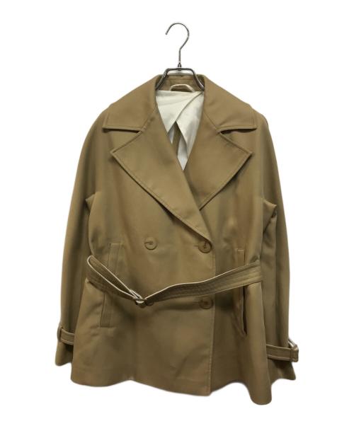 Max Mara Studio（マックスマーラ ストゥディオ）Max Mara Studio (マックスマーラ ストゥディオ) ショートトレンチジャケット ベージュ サイズ:SIZE 34の古着・服飾アイテム
