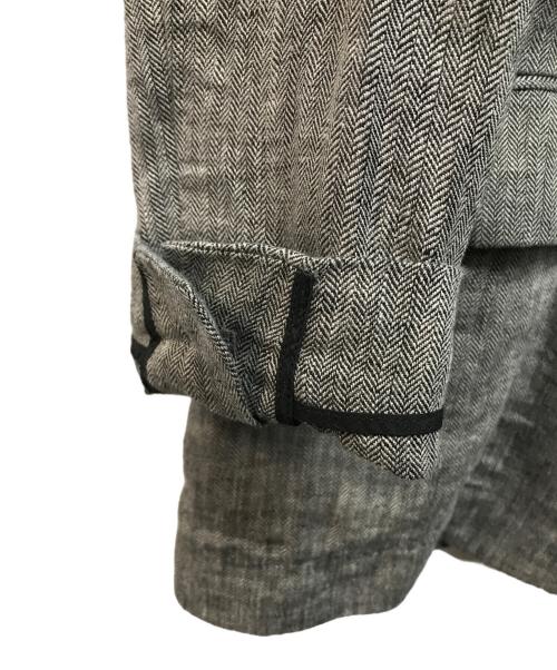 Spick and Span（スピック＆スパン）Spick and Span (スピックアンドスパン) リネンエアリージャケット グレー サイズ:36の古着・服飾アイテム