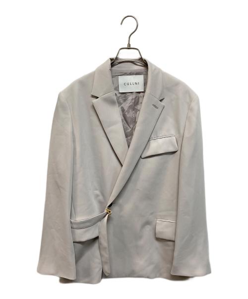 CULLNI（クルニ）CULLNI (クルニ) タイロッケンシャツジャケット ライトグレー サイズ:Mの古着・服飾アイテム
