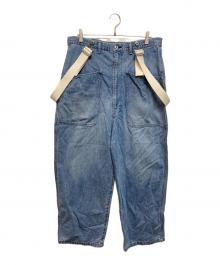 JOHNBULL（ジョンブル）の古着「10.5オンスデニムオーバーサスペンダーパンツ」｜インディゴ