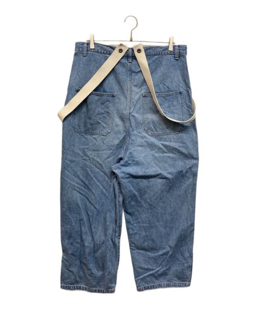 JOHNBULL（ジョンブル）Johnbull (ジョンブル) 10.5オンスデニムオーバーサスペンダーパンツ インディゴ サイズ:Mの古着・服飾アイテム