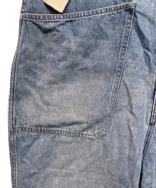 JOHNBULL（ジョンブル）Johnbull (ジョンブル) 10.5オンスデニムオーバーサスペンダーパンツ インディゴ サイズ:Mの古着・服飾アイテム
