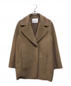 ANAYIアナイ）の古着「アルパカシャギーコクーンコート」｜ブラウン