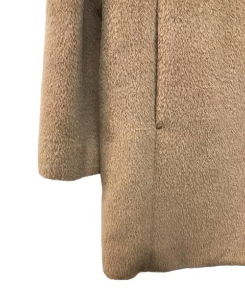 ANAYI（アナイ）ANAYI (アナイ) アルパカシャギーコクーンコート ブラウン サイズ:SIZE 36の古着・服飾アイテム