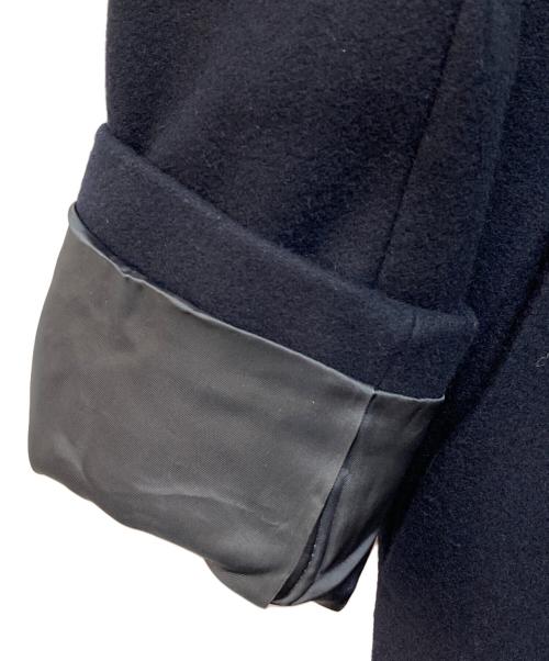 NOLLEY'S sophi（ノーリーズソフィー）NOLLEY'S sophi (ノーリーズソフィー) メルトンノーカラーコート ネイビー サイズ:36の古着・服飾アイテム