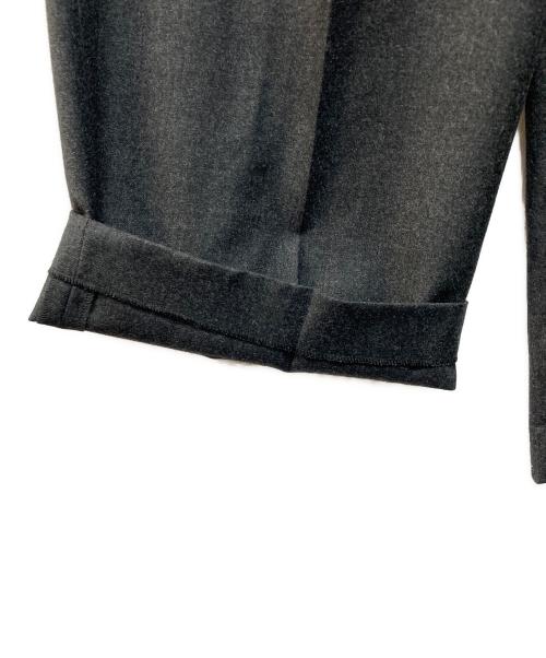 theory（セオリー）theory (セオリー) ダブルプリーツワイドパンツ グレーの古着・服飾アイテム