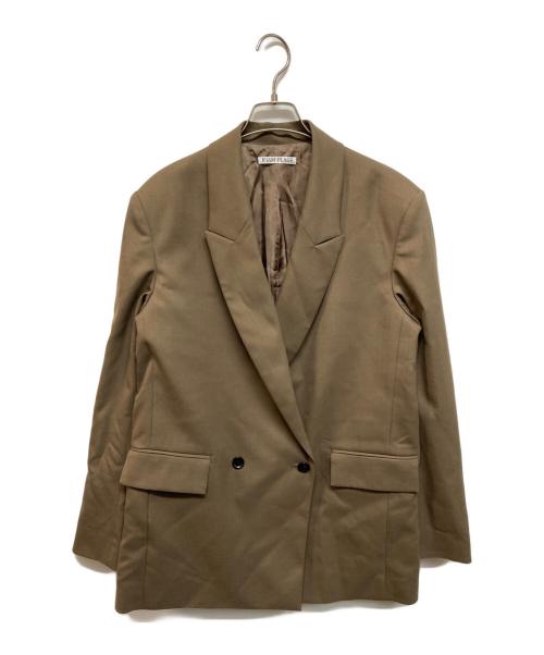 R'IAM（リアム）R'IAM (リアム) WOOSTED ジャケット ブラウン サイズ:38の古着・服飾アイテム
