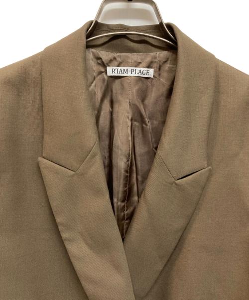 R'IAM（リアム）R'IAM (リアム) WOOSTED ジャケット ブラウン サイズ:38の古着・服飾アイテム