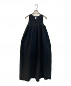CFCLシーエフシーエル）の古着「POTTERY SLEEVELESS BUST FLARE DRESS」｜ブラック