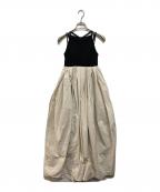 PRANK PROJECTプランクプロジェクト）の古着「Cup in Cami Dress」｜ブラック×ホワイト