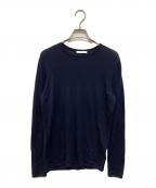 Plageプラージュ）の古着「CU WO Fine Knit New プルオーバー」｜ネイビー
