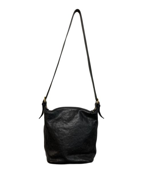 IL BISONTE（イル ビゾンテ）IL BISONTE (イル ビゾンテ) バケツ型ショルダーバッグ ブラックの古着・服飾アイテム