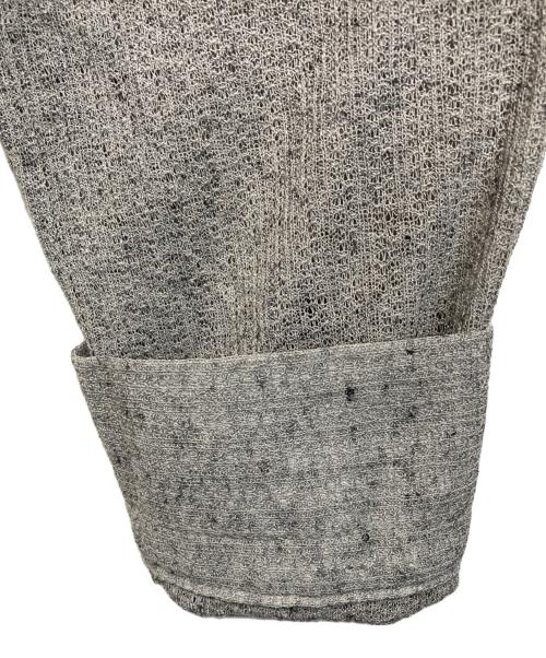 FIL DE FER（フィルデフェール）FIL DE FER (フィルデフェール) 変形透カシリブダブルポケットシャツ グレー サイズ:Freeの古着・服飾アイテム