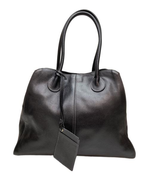 土屋鞄（ツチヤカバン）土屋鞄 (ツチヤカバン) レザートートバッグ ブラックの古着・服飾アイテム