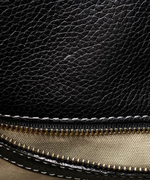 土屋鞄（ツチヤカバン）土屋鞄 (ツチヤカバン) レザートートバッグ ブラックの古着・服飾アイテム