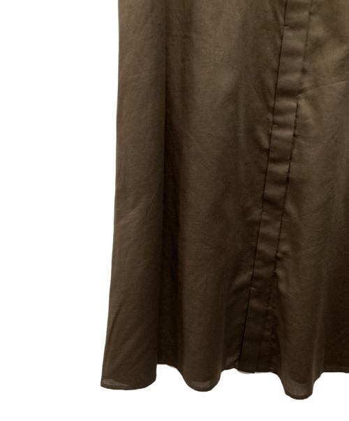 UNTITLED（アンタイトル）UNTITLED (アンタイトル) コットンピンタックワンピース ブラウン サイズ:XS 未使用品の古着・服飾アイテム
