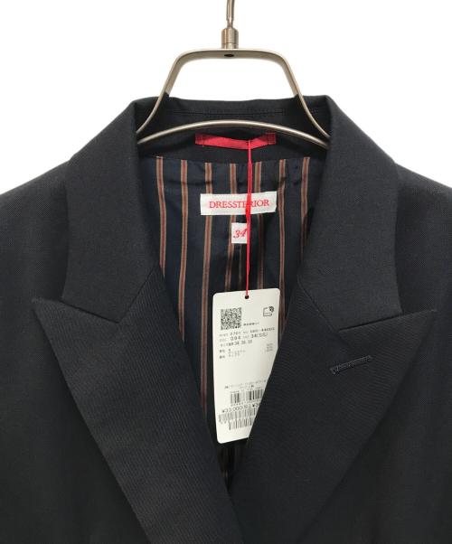 DRESSTERIOR（ドレステリア）DRESSTERIOR (ドレステリア) ストレッチサスティナブルブレザー ネイビー サイズ:34 未使用品の古着・服飾アイテム