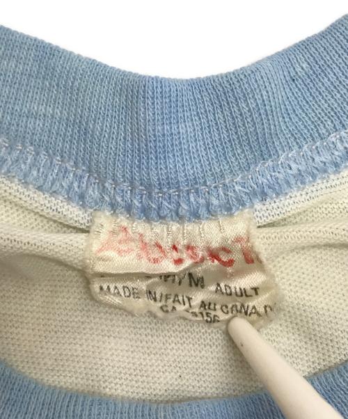 VINTAGE（ヴィンテージ）VINTAGE (ヴィンテージ) 80’S ラグランTシャツ ブルー×アイボリー サイズ:Mの古着・服飾アイテム