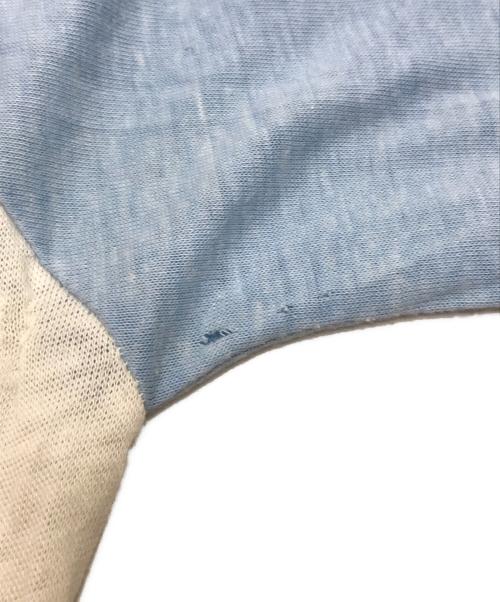 VINTAGE（ヴィンテージ）VINTAGE (ヴィンテージ) 80’S ラグランTシャツ ブルー×アイボリー サイズ:Mの古着・服飾アイテム