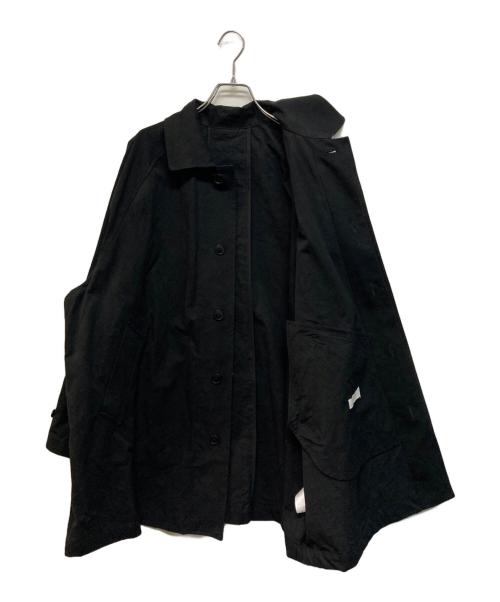 かぐれ（カグレ）かぐれ (カグレ) コットンバックタックショートコート ブラック サイズ:Freeの古着・服飾アイテム