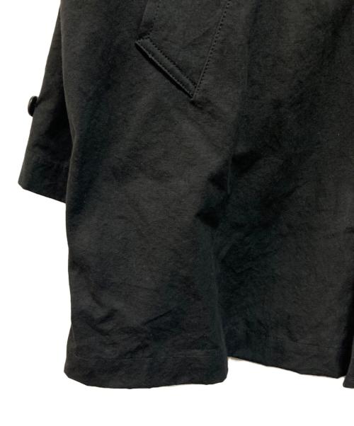 かぐれ（カグレ）かぐれ (カグレ) コットンバックタックショートコート ブラック サイズ:Freeの古着・服飾アイテム