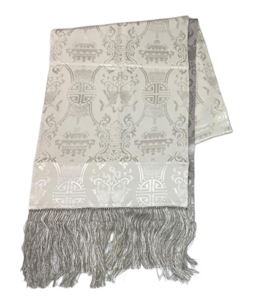 Shanghai Tang（シャンハイタン）Shanghai Tang (シャンハイタン) フリンジ付シルクストール アイボリーの古着・服飾アイテム