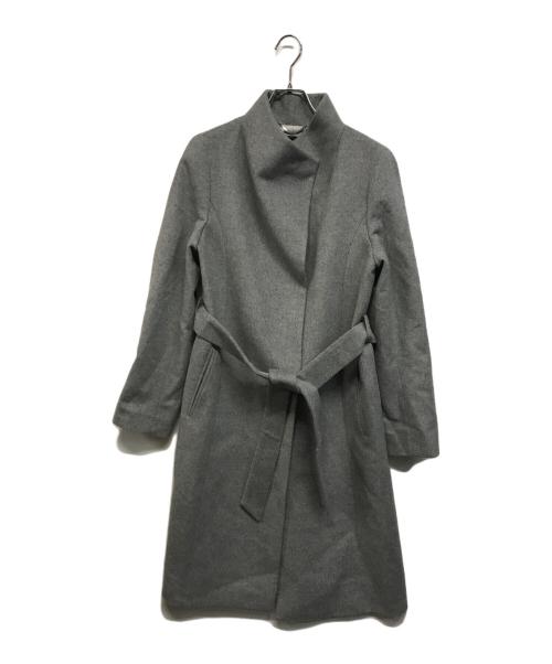UNTITLED（アンタイトル）UNTITLED (アンタイトル) 2WAYスタンドカラーロングコート グレー サイズ:-の古着・服飾アイテム