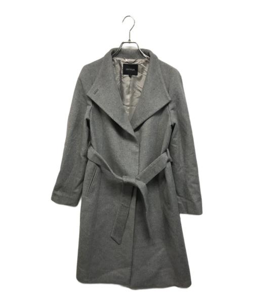 UNTITLED（アンタイトル）UNTITLED (アンタイトル) 2WAYスタンドカラーロングコート グレー サイズ:-の古着・服飾アイテム