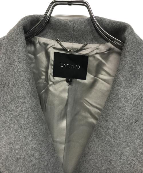 UNTITLED（アンタイトル）UNTITLED (アンタイトル) 2WAYスタンドカラーロングコート グレー サイズ:-の古着・服飾アイテム