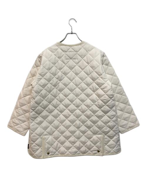 Traditional Weatherwear（トラディショナルウェザーウェア）Traditional Weatherwear (トラディショナルウェザーウェア) ARKLEY MIDDLE A-LINE（アークリー Aライン ミドルコート） ホワイト サイズ:34 未使用品の古着・服飾アイテム