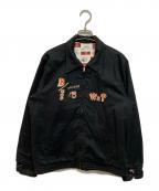 WEIRDOウィアード）の古着「リバーシブルトラッカーズジャケット」｜ブラック