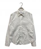 BOTTEGA VENETAボッテガベネタ）の古着「シルバープレートコットンシャツ」｜ホワイト