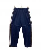 POP TRADING COMPANY×adidas Originalsポップトレーディングカンパニー×アディダスオリジナル）の古着「トラックパンツ」｜ネイビー