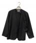 SOLAMONAT LARME（ソラモナラーム）の古着「ノーカラージャケット」｜ブラック