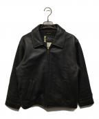 Eddie Bauerエディーバウアー）の古着「LEGEND レザージャケット」｜ブラック