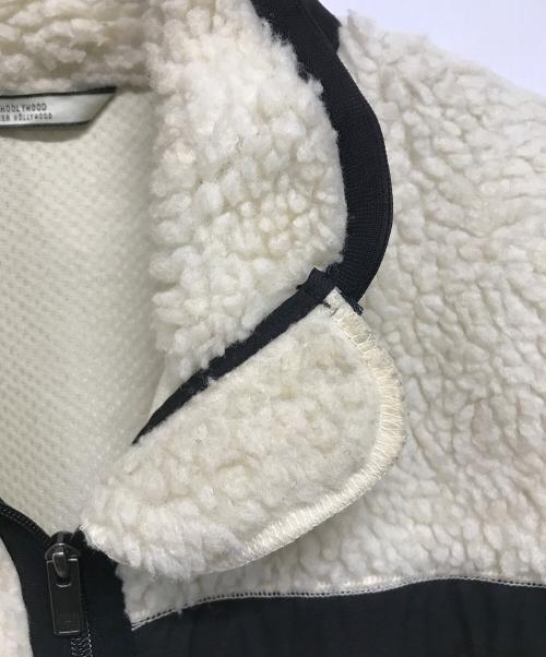 N.HOOLYWOOD（エヌ ハリウッド）N.HOOLYWOOD (エヌ ハリウッド) BOA LONG JKT アイボリー サイズ:38の古着・服飾アイテム