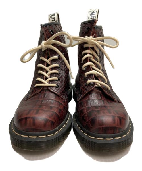 Dr.Martens（ドクターマーチン）Dr.Martens (ドクターマーチン) 型押し8ホールブーツ ブラウン サイズ:UK6の古着・服飾アイテム