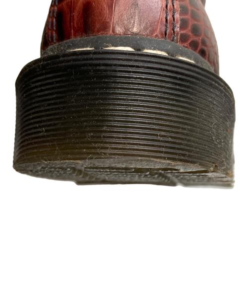 Dr.Martens（ドクターマーチン）Dr.Martens (ドクターマーチン) 型押し8ホールブーツ ブラウン サイズ:UK6の古着・服飾アイテム