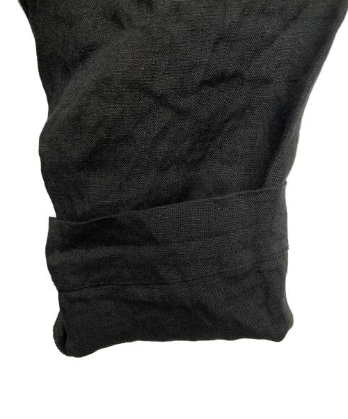 ICHI Antiquites（イチアンティークス）ichi Antiquites (イチアンティークス) リネンシャツワンピース ブラック サイズ:不明の古着・服飾アイテム