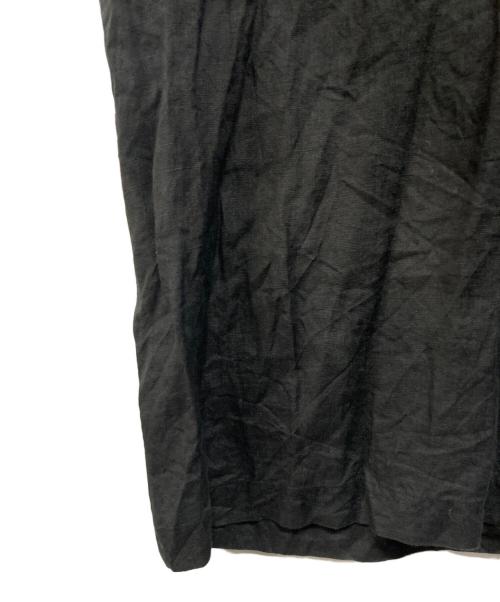 ICHI Antiquites（イチアンティークス）ichi Antiquites (イチアンティークス) リネンシャツワンピース ブラック サイズ:不明の古着・服飾アイテム