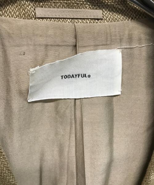 TODAYFUL（トゥデイフル）TODAYFUL (トゥデイフル) Boyfriend Linen Jacket ベージュ サイズ:SIZE 36の古着・服飾アイテム