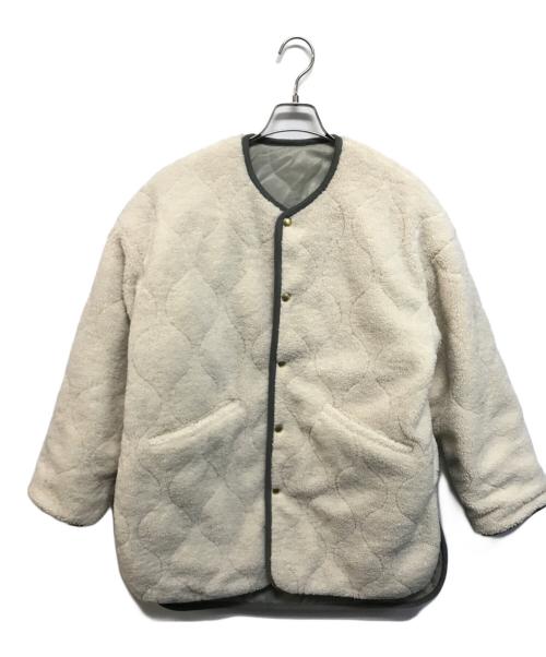 Traditional Weatherwear（トラディショナルウェザーウェア）Traditional Weatherwear (トラディショナルウェザーウェア) Plage (プラージュ) 別注 リバーシブル QUILT MID（キルト　ミッド） ジャケット グレー サイズ:34の古着・服飾アイテム