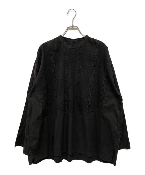 pheeta（フィータ）pheeta (フィータ) ピンタックブラウス ブラック サイズ:Freeの古着・服飾アイテム