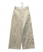 adidas Originals×KSENIA SCHNAIDERアディダスオリジナル×クセニア シュナイダー）の古着「スリーストライプス ジーンズ」｜アイボリー